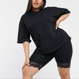 Boxy Tshirt with High Neck